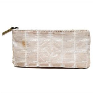 CHANEL New Travel Line Wallet Pouch (AUTH)